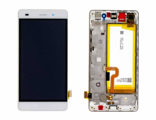 Huawei P8 Lite (ALE-L21) LCD Display + Battery - White