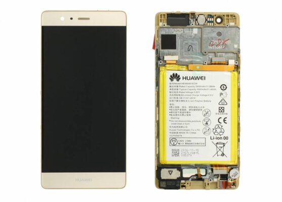 Huawei P9 (EVA-L09) LCD Display + Battery - Gold
