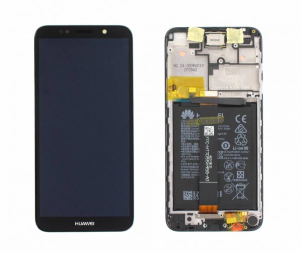 Huawei Y5 2018/Y5 Prime 2018 (DRA-L02) LCD Display + Battery - Black