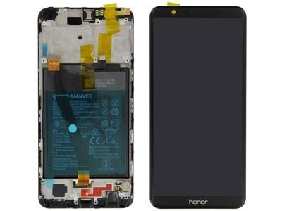 Huawei Honor 7X Dual Sim (BND-L21) LCD Display + Battery - Black