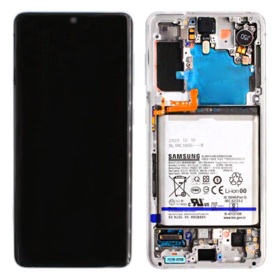Samsung Galaxy S21 5G (G991B) Display + Battery - Phantom White