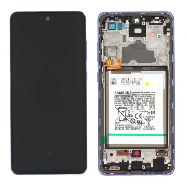 Samsung Galaxy A72 4G (A725F) Display + Battery - Violet