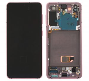 Samsung Galaxy S21 5G (G991B) Display (Incl. Camera) - Phantom Pink