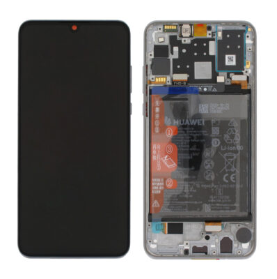 Huawei P30 Lite (MAR-LX1A/MAR-LX1B) Display + Battery - Pearl White