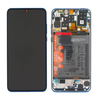 Huawei P30 Lite (MAR-LX1A/MAR-LX1B) Display + Battery - Peacock Blue