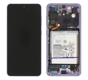 Samsung Galaxy S21 FE 5G (G990B) LCD Display + Battery - Lavender Purple