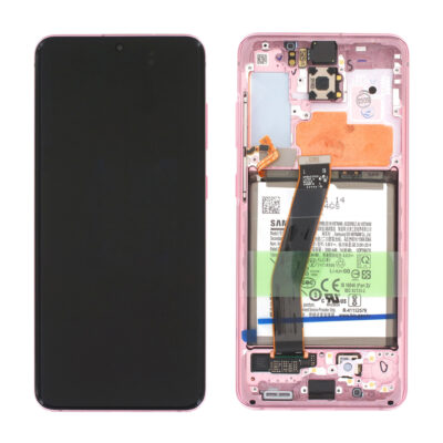Samsung Galaxy S20 (G980F) / Galaxy S20 5G (G981F/DS) Display + Battery - Pink